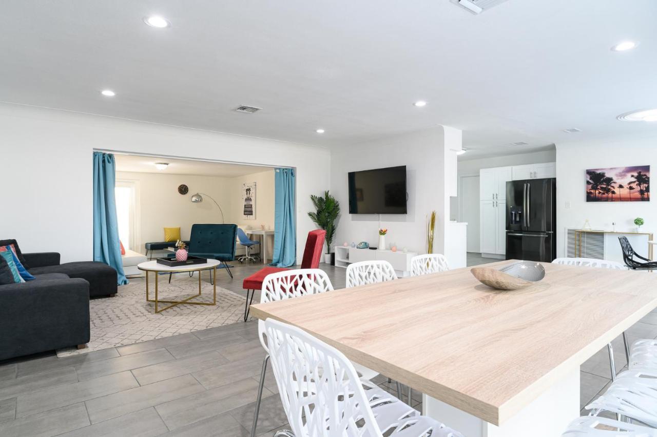 Luxury Casa 4 Bedrooms With Pool & Game Room 15 Mins To Ocean Fort Lauderdale Ngoại thất bức ảnh
