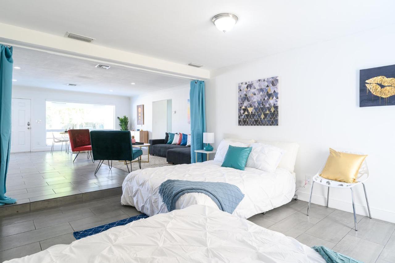 Luxury Casa 4 Bedrooms With Pool & Game Room 15 Mins To Ocean Fort Lauderdale Ngoại thất bức ảnh