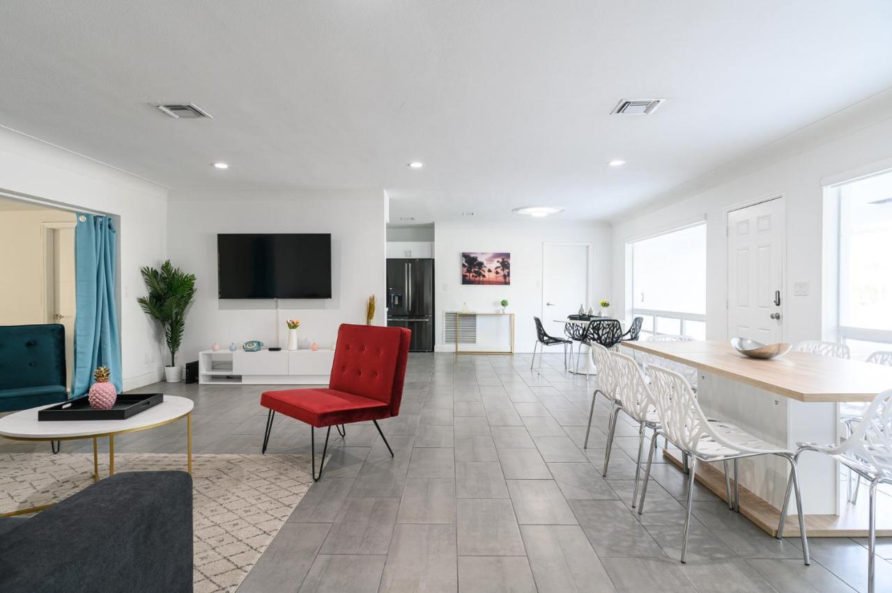 Luxury Casa 4 Bedrooms With Pool & Game Room 15 Mins To Ocean Fort Lauderdale Ngoại thất bức ảnh